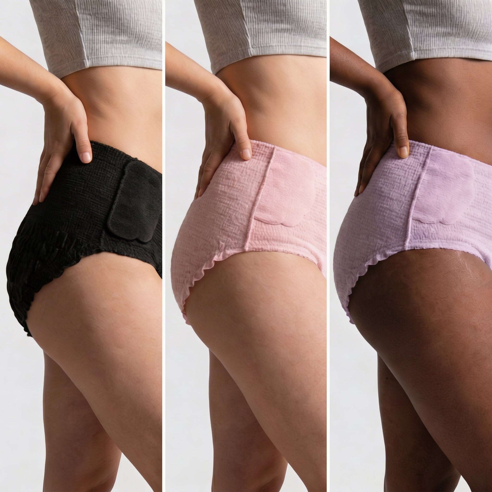 neat overnight period underwear with discreet fit and leak protection